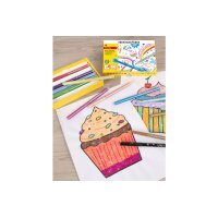 EBERHARD FABER Feutres Glitter 551016 Boîte cadeau de 16 pièces