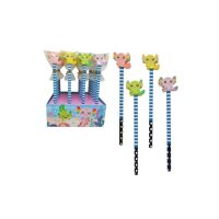 ROOST Bleistift mit Radierer AXRE-001 Axolotl, assortiert