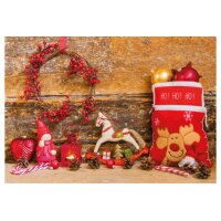 NATUR VERLAG Weihnachtskarte Chalet 10277N Doppelkarte