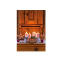NATUR VERLAG Weihnachtskarte Chalet 10277N Doppelkarte