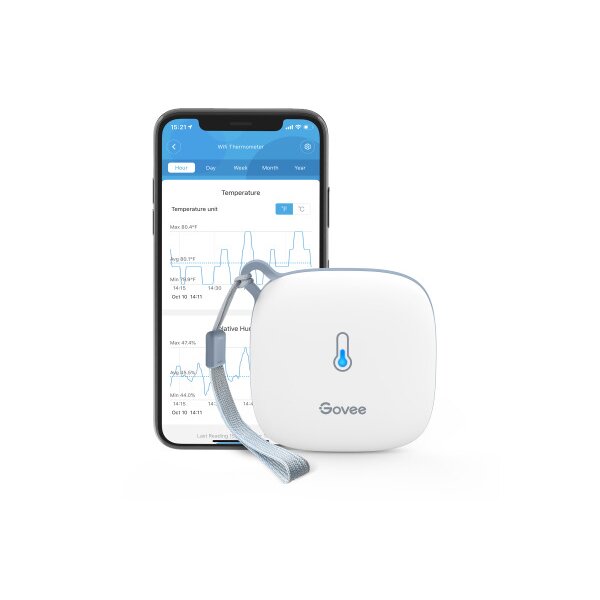 GOVEE Thermom&egrave;tre WiFi hygrom&egrave;tre H5179001 blanc