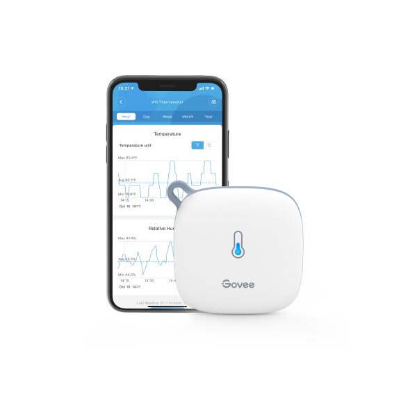 GOVEE Thermom&egrave;tre WiFi hygrom&egrave;tre H5179001 blanc