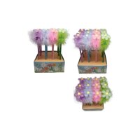 ROOST Bleistift mit Radierer HPTS-150 Flower, assortiert