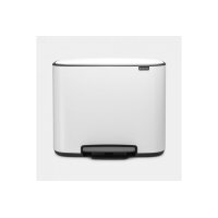 BRABANTIA Treteimer BO 121005 3x11 L weiss