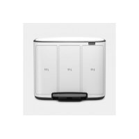 BRABANTIA Treteimer BO 121005 3x11 L weiss