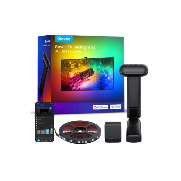 GOVEE Envisual TV Light T2 H605C311 Dual Camera, 55-65 TV