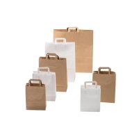 NEUTRAL Papiertragetasche Flachhenkel 715.0280.10 braun...