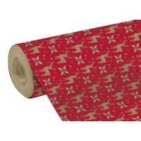 Clairefontaine Papier cadeau de Noël Pommes de pin