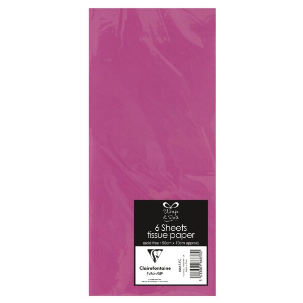 Clairefontaine Seidenpapier, (B)500 x (H)700 mm, schwarz