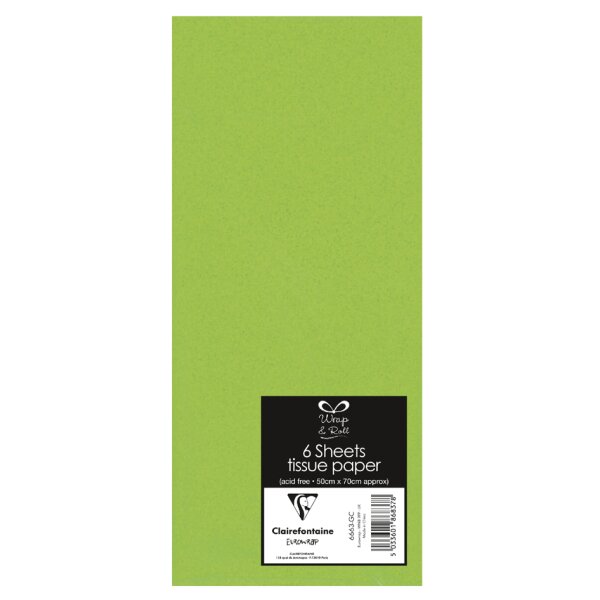 Clairefontaine Seidenpapier, (B)500 x (H)700 mm, schwarz
