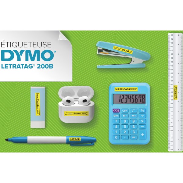 DYMO Etiqueteuse Bluetooth LetraTag LT 200B, pack promo