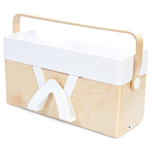 ALBA Mobile Aufbewahrungsbox ERGOBOX, buche weiss