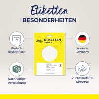 AVERY Zweckform Namens-Etiketten, 76 x 19 mm,...
