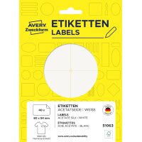 AVERY Zweckform Étiquette de nom, 76x19 mm, enlevable, blanc