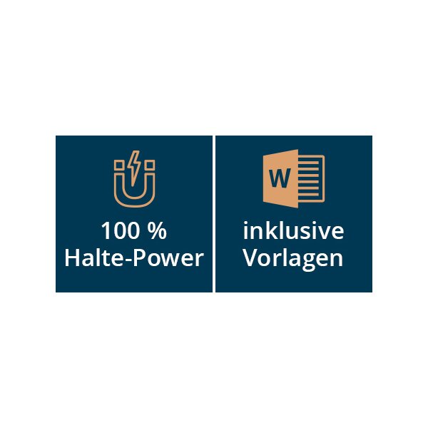 AVERY Zweckform Namensschild, 70 x 30 mm, anthrazit, 5er Set