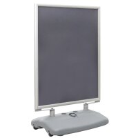 EUROPEL Panneau trottoir SWING, B1, 700 x 1.440 mm, gris