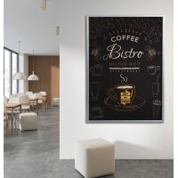 EUROPEL Plakatrahmen Economy, DIN A5, 25 mm, silber eloxiert