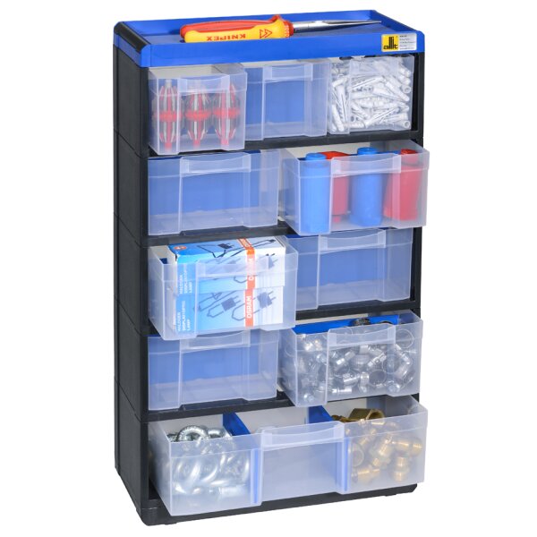 allit Kleinteilemagazin VarioPlus Pro 53 21, 10 F&auml;cher