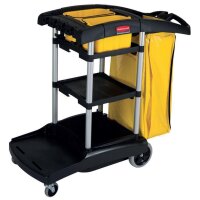 Rubbermaid High-Capacity-Reinigungswagen FG9T7200, schwarz