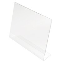 deflecto Tischaufsteller, DIN A8 quer, schräg