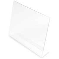 deflecto Tischaufsteller, DIN A7 quer, schräg