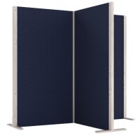 magnetoplan Cloison acoustique Wood Series, cube, gris