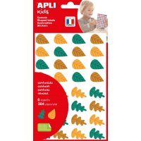 APLI kids Gommettes Feuilles darbre, en sachet
