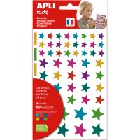 APLI kids Gommettes Etoile, en sachet