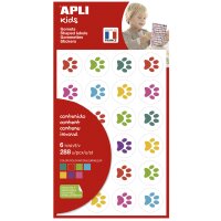 APLI kids Gommettes Empreintes de chat, en sachet