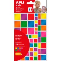 APLI kids Gommettes Carré couleurs...