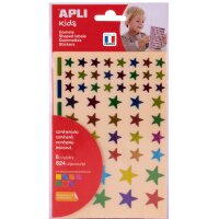 APLI kids Gommettes Etoile couleurs...