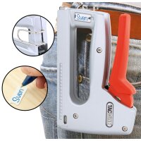 TACWISE Agrafeuse/cloueuse Z5-140 (5 en 1), argent/orange