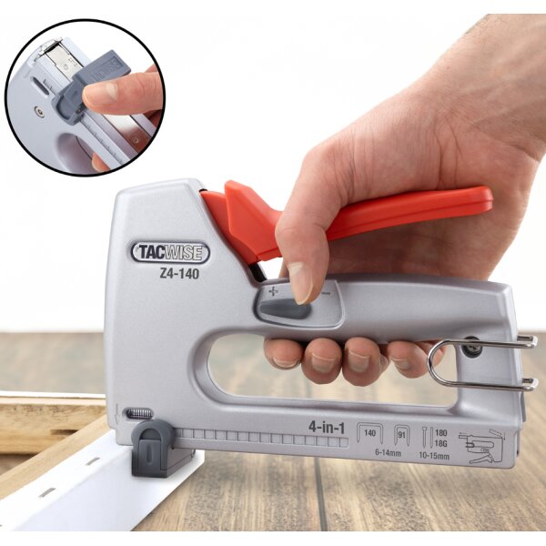 TACWISE Tacker Nageltacker Z4-140 (4-in-1), silber orange