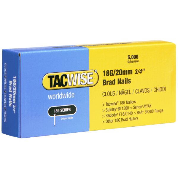 TACWISE Stiftn&auml;gel Multipack 180 15-30 mm, 4.000 St&uuml;ck
