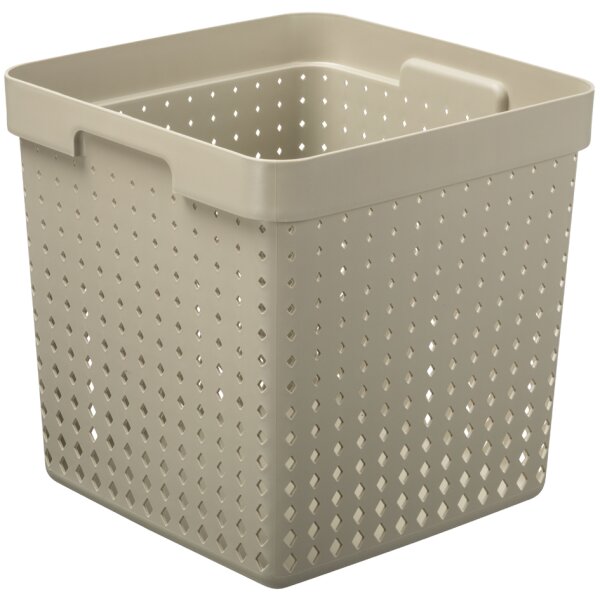 NHG Bac de rangement SEOUL BASKET XL, PP, vert