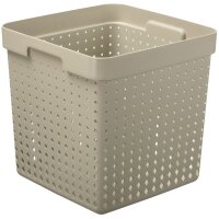 NHG Bac de rangement SEOUL BASKET XL, PP, vert