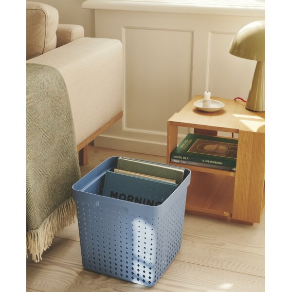 NHG Bac de rangement SEOUL BASKET XL, PP, blanc