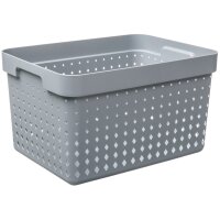 NHG Bac de rangement SEOUL BASKET L, PP, beige