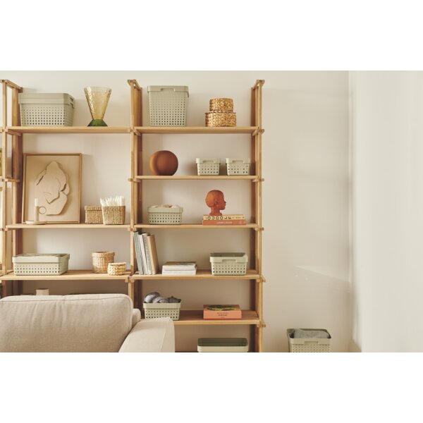 NHG Bac de rangement SEOUL BASKET L, PP, gris