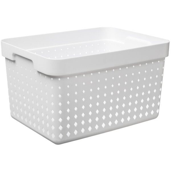 NHG Bac de rangement SEOUL BASKET L, PP, gris
