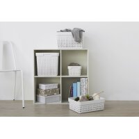 NHG Bac de rangement SEOUL BASKET M, PP, vert