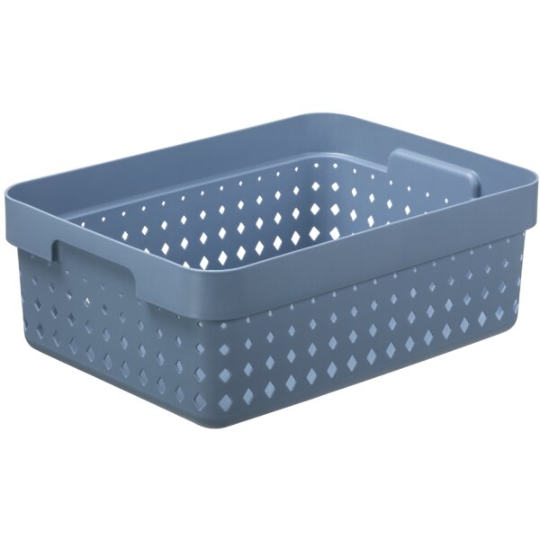 NHG Bac de rangement SEOUL BASKET M, PP, bleu