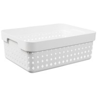 NHG Bac de rangement SEOUL BASKET M, PP, bleu