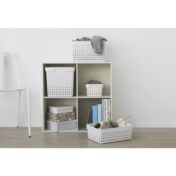 NHG Bac de rangement SEOUL BASKET M, PP, gris