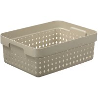 NHG Bac de rangement SEOUL BASKET M, PP, gris