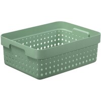 NHG Bac de rangement SEOUL BASKET M, PP, blanc