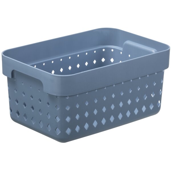 NHG Bac de rangement SEOUL BASKET S, PP, gris