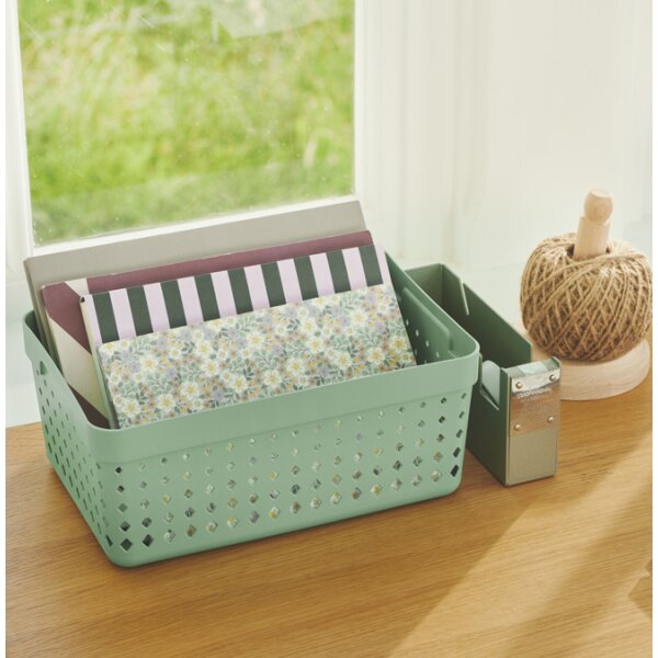 NHG Bac de rangement SEOUL BASKET S, PP, blanc