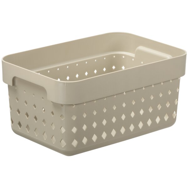 NHG Bac de rangement SEOUL BASKET S, PP, blanc