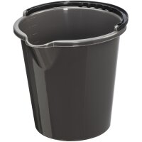 plast team Seau VANCOUVER, rond, 10 litres, anthracite